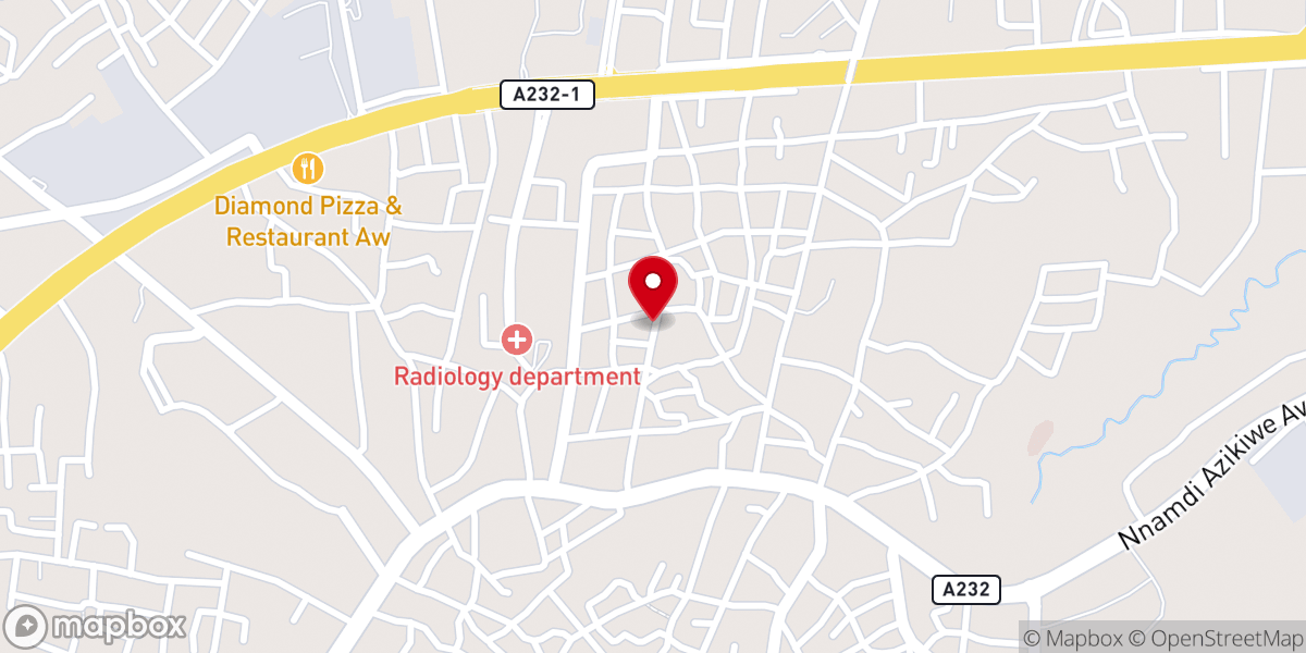 Map showing location of Our lady of Assumption