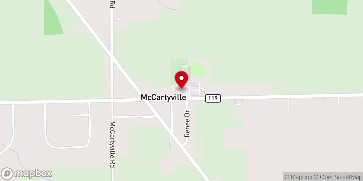 Map showing location of Sacred Heart of Jesus Catholic Church