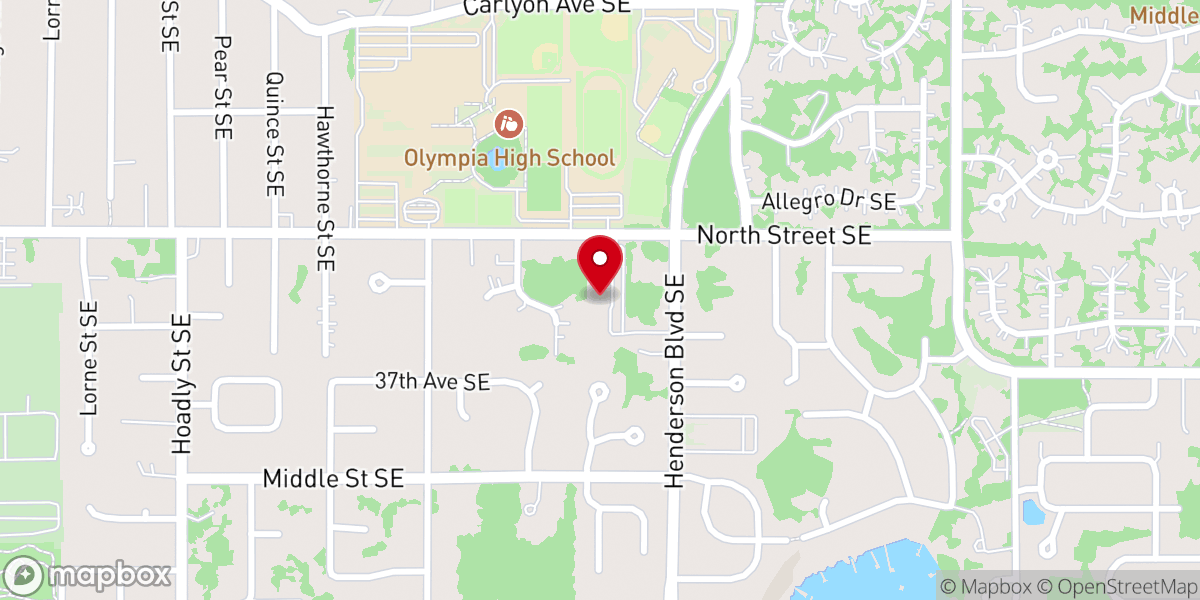 Map showing location of Lutheran Church of the Good Shepherd