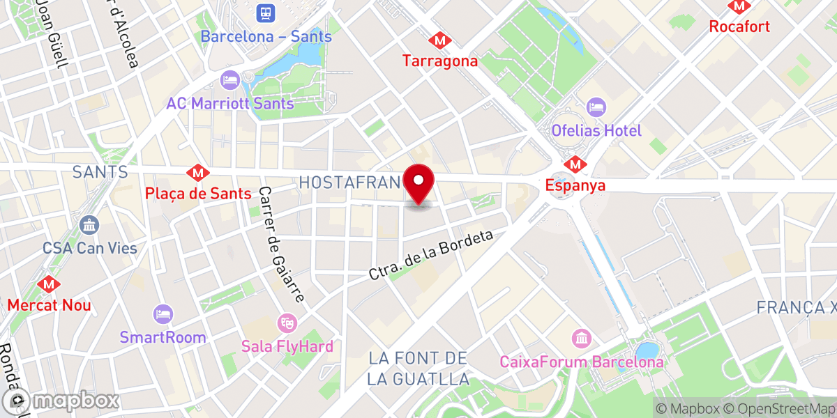 Map showing location of Parroquia Sant Àngel Custodi