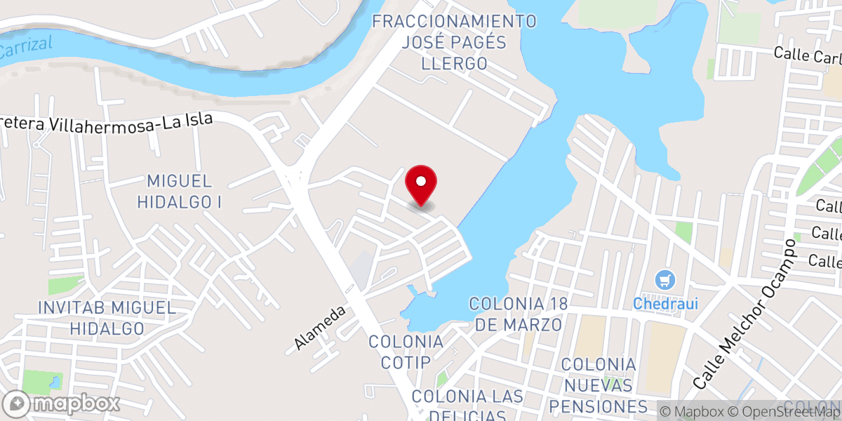 Map showing location of Ermita Divino Niño Jesús