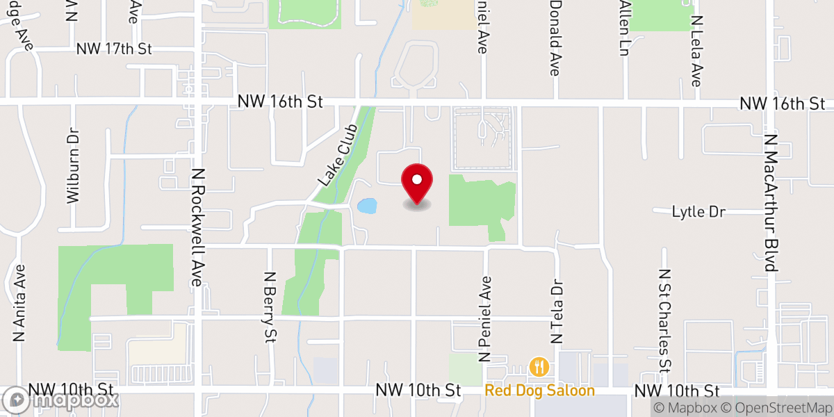 Map showing location of Comunidad Cristiana Luz Y Vida Inc