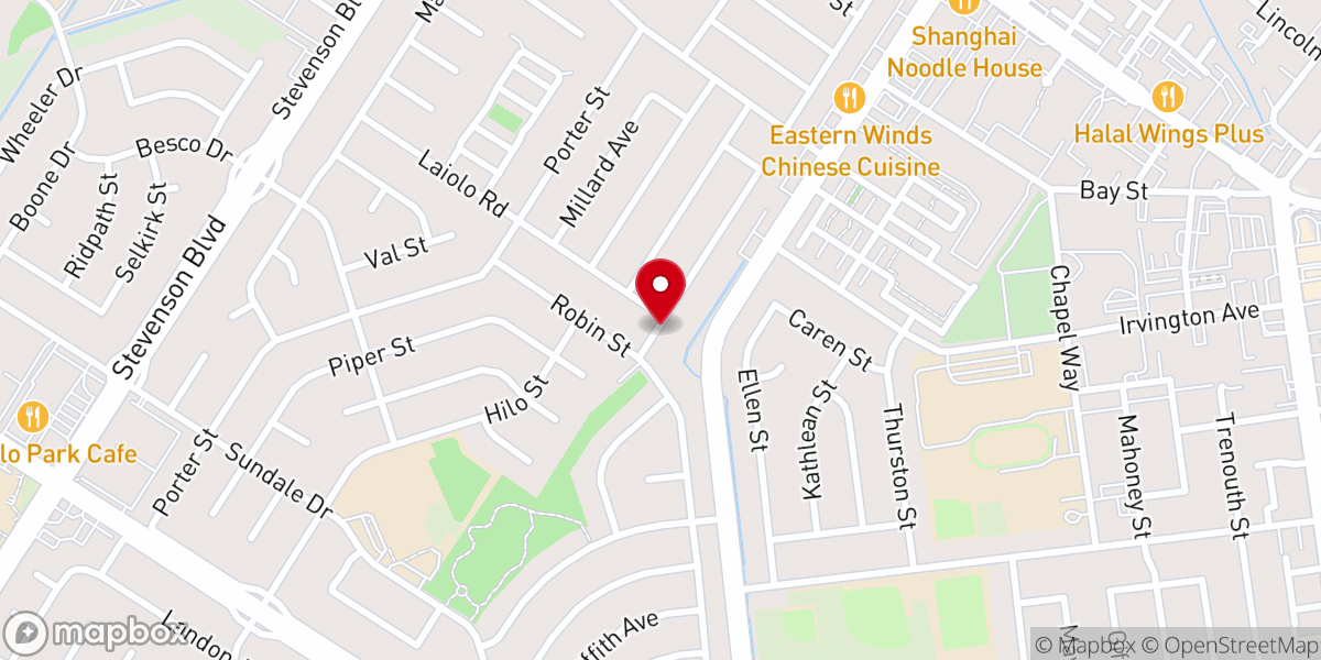 Map showing location of New Life Gospel Chinese Christian Church