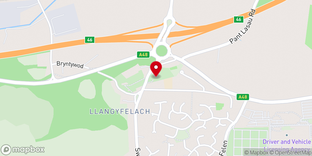 Map showing location of IPC Swansea Wales UK