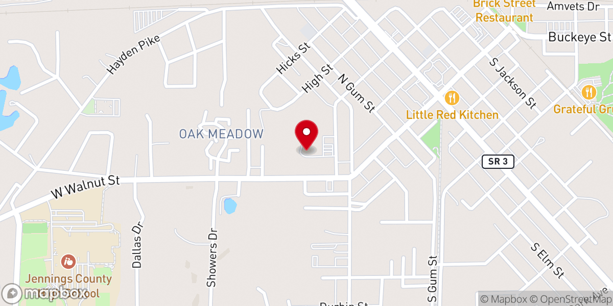 Map showing location of First United Methodist Church