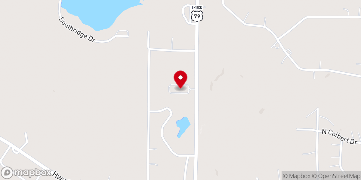 Map showing location of Minden First United Pentecostal Church