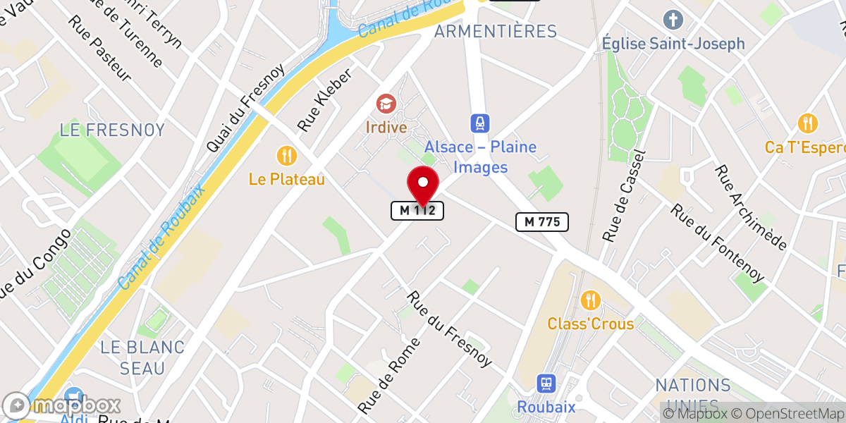 Map showing location of Presbytère Paroissial Catholique Saint-Antoine