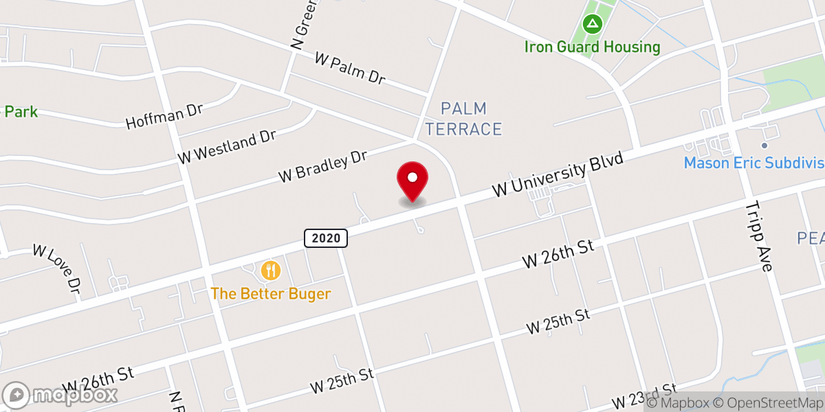 Map showing location of Faith Community Christian Academy