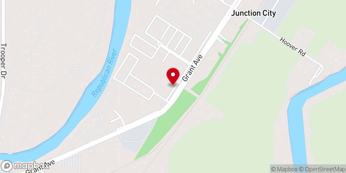 Map showing location of Church of Christ JCKS