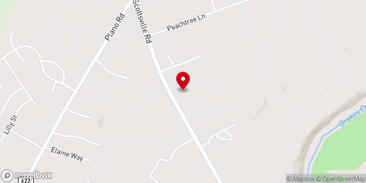Map showing location of Grace Community Church