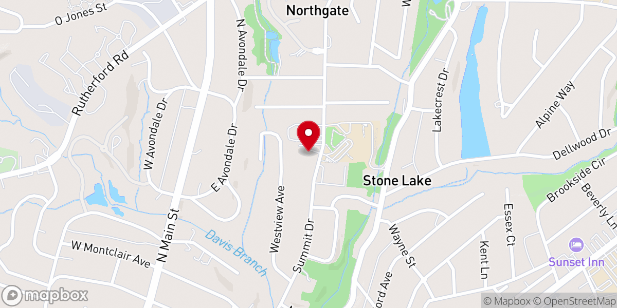 Map showing location of Congregation Beth Israel