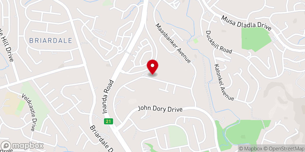 Map showing location of Holy Family Catholic Church
