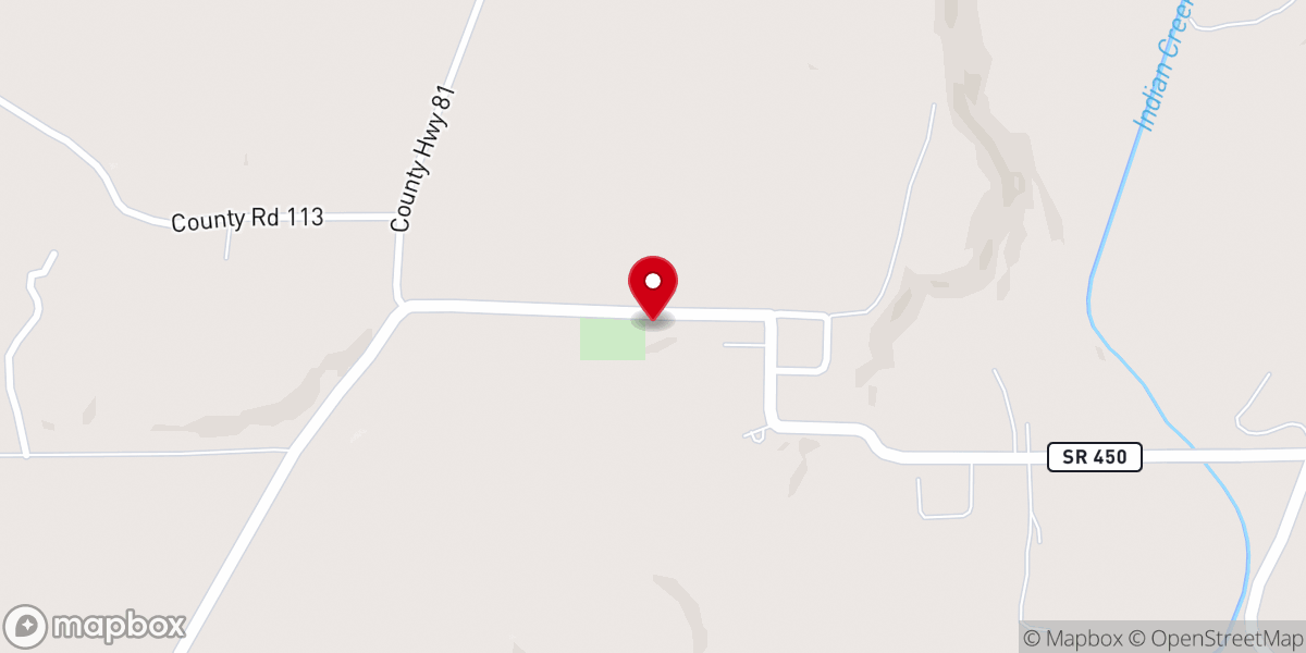 Map showing location of Trinity Springs Church of Christ