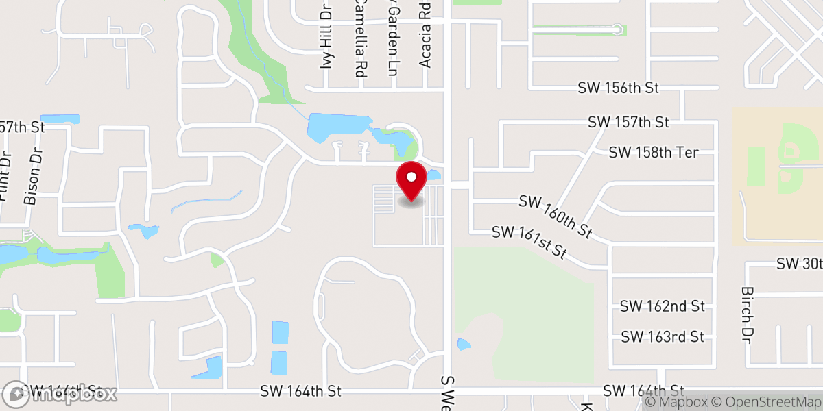 Map showing location of Emmaus Baptist Church