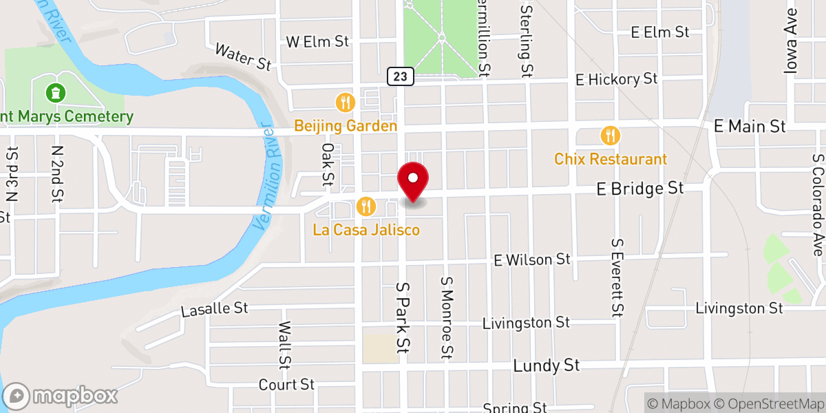 Map showing location of New Beginnings Baptist Church