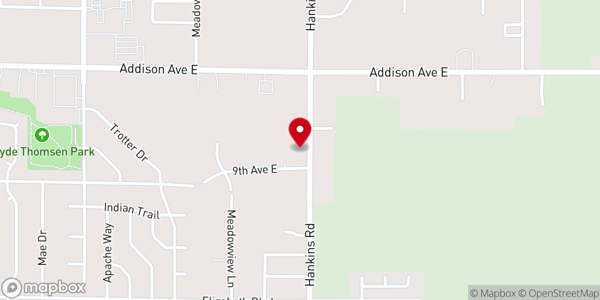 Map showing location of Bethel Temple Apostolic Church
