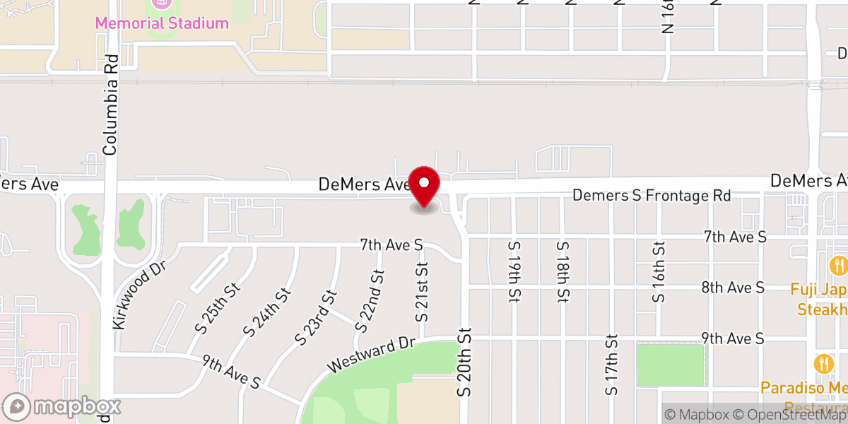 Map showing location of 12 Houses