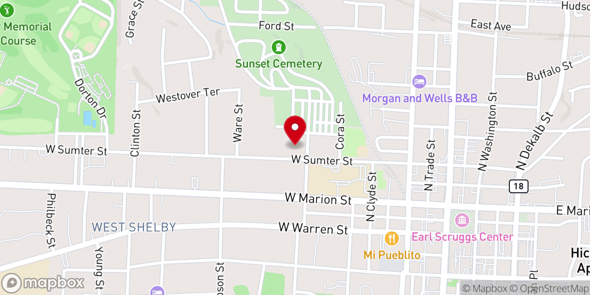 Map showing location of The Redeemer