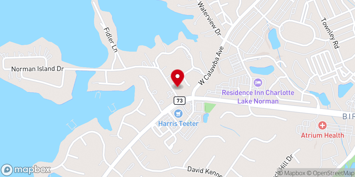 Map showing location of Community In Christ Lutheran Church
