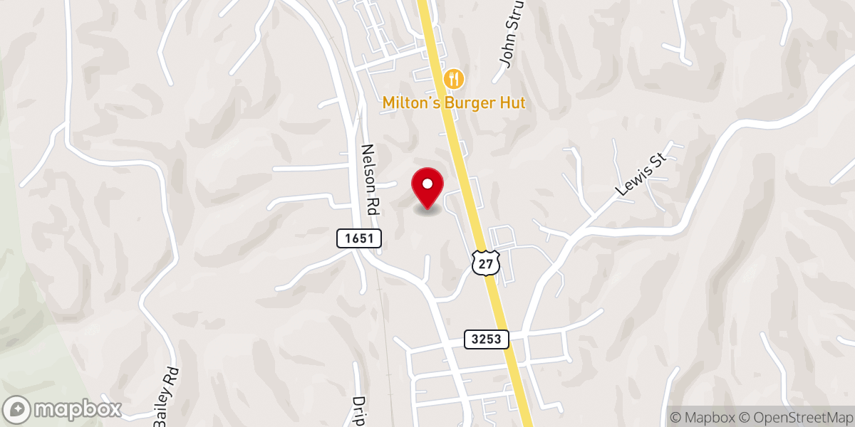 Map showing location of New Mountain Faith