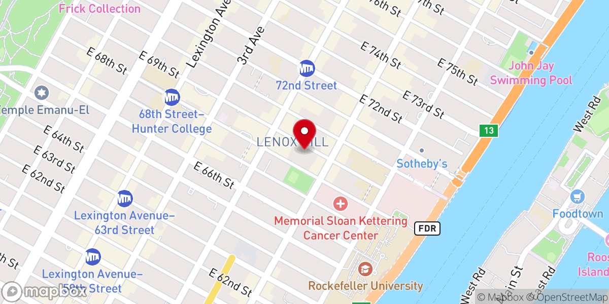 Map showing location of First Hungarian Reformed Church