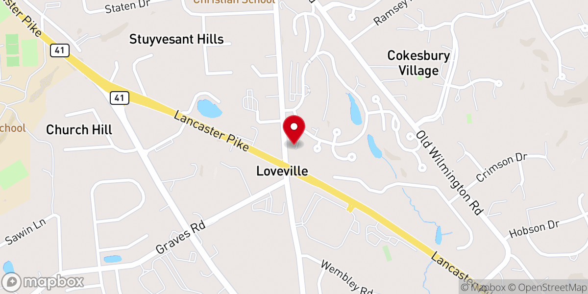 Map showing location of Peninsula United Methodist Home