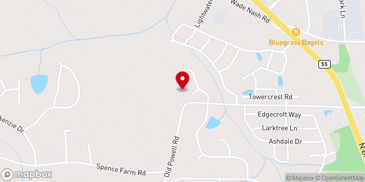 Map showing location of Zion Presbyterian Church (OPC)
