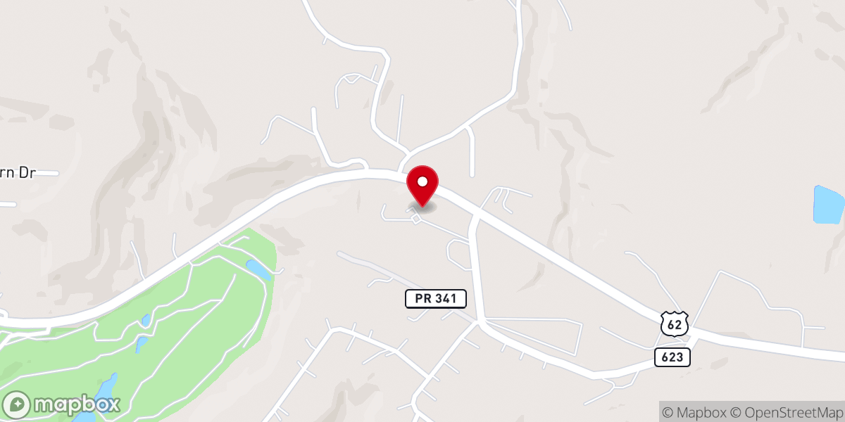 Map showing location of Faith Bible Church