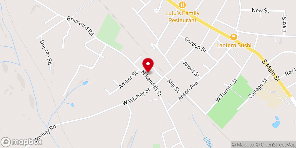 Map showing location of Stanly Community Christian