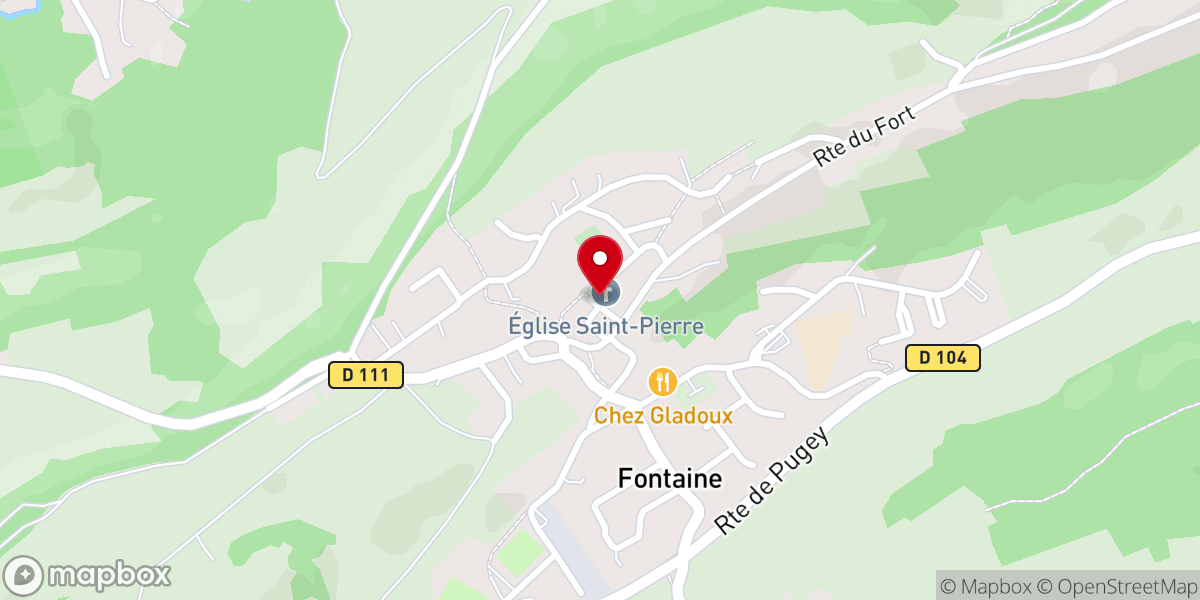 Map showing location of Eglise Saint-Pierre