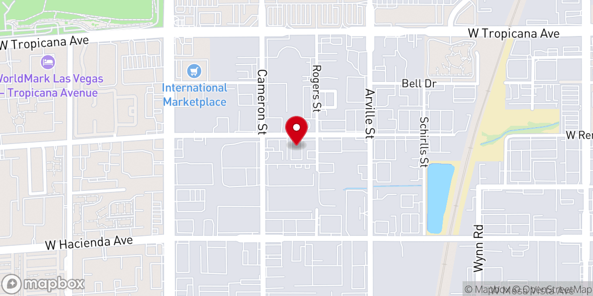 Map showing location of Ethiopian - Divine Grace Church Las Vegas