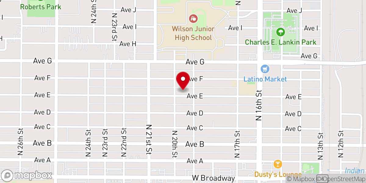 Map showing location of New Beginnings; Church of God of Prophecy