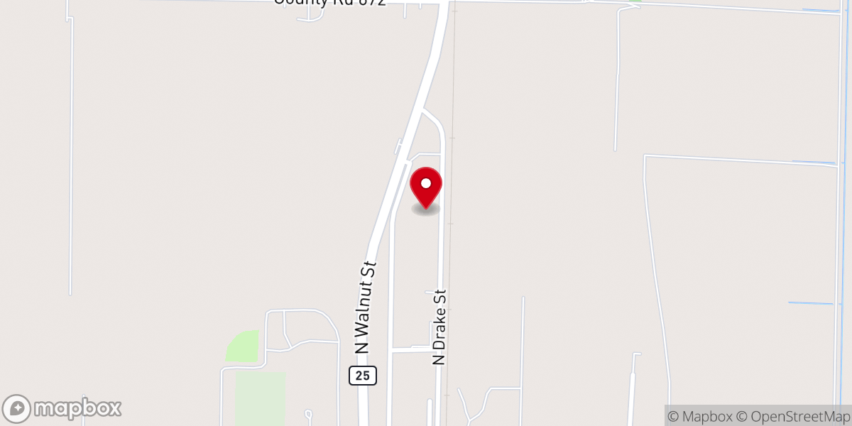 Map showing location of Unity Full Gospel Church
