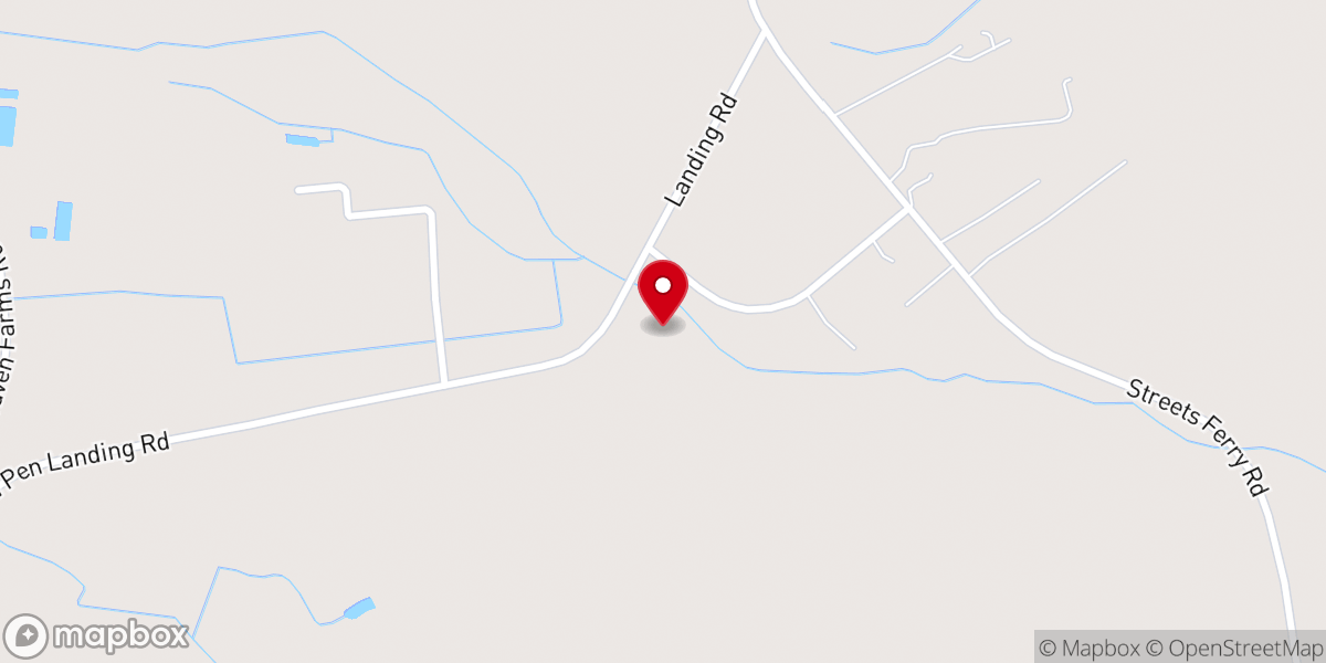 Map showing location of Cowboy Church at Autumn View Acres