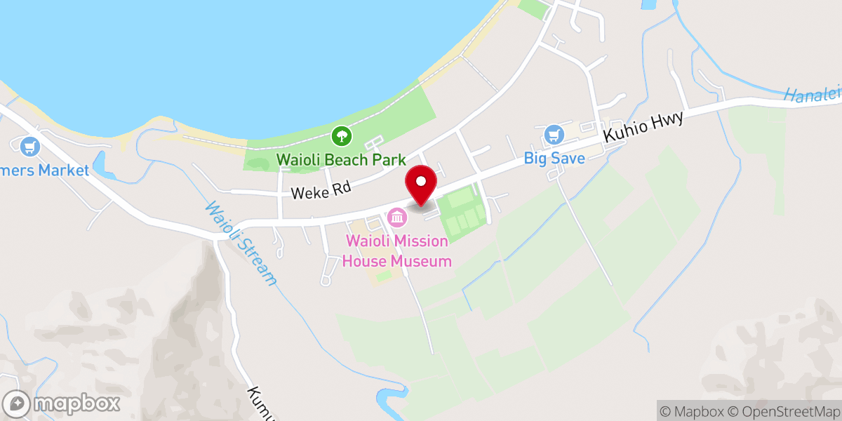 Map showing location of Waiʻoli Mission District
