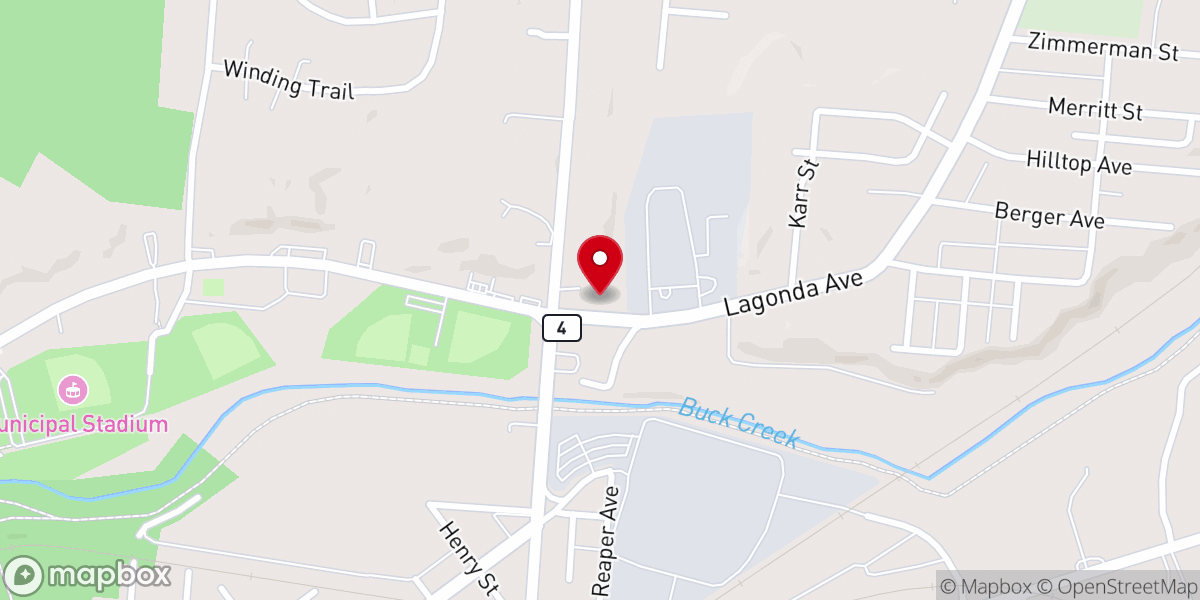 Map showing location of Living Harvest Church of God