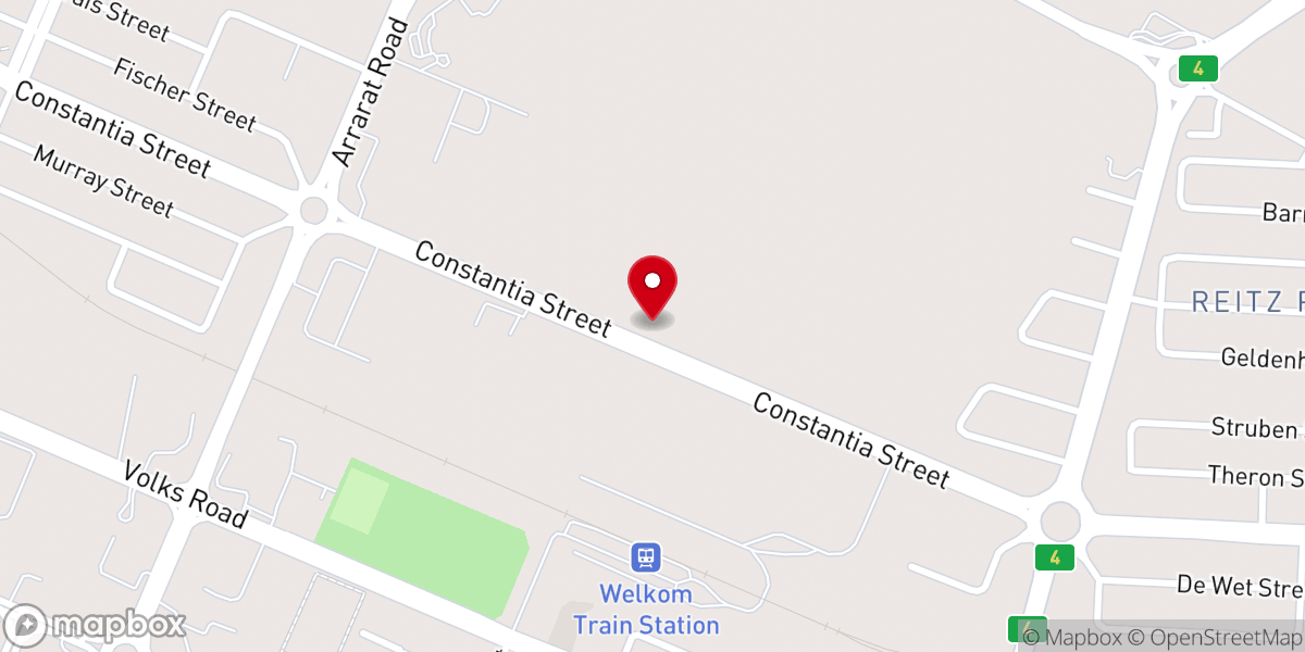 Map showing location of Word Of Faith Christian Church