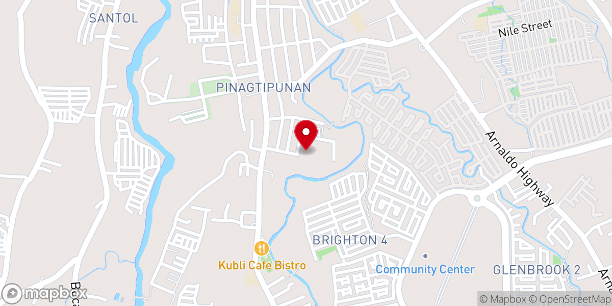 Map showing location of Bible Baptist Temple - General Trias