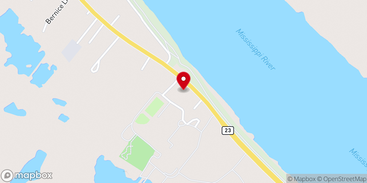 Map showing location of Greater Mt. Sinai Baptist Church