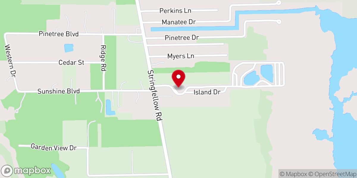 Map showing location of Fort Myers / Pine Island KOA Holiday