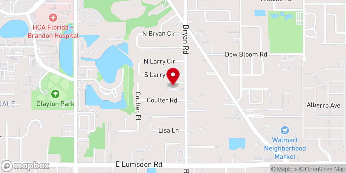 Map showing location of Congregation Beth Shalom