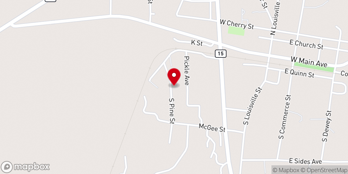 Map showing location of Mt Hermon United Methodist Church