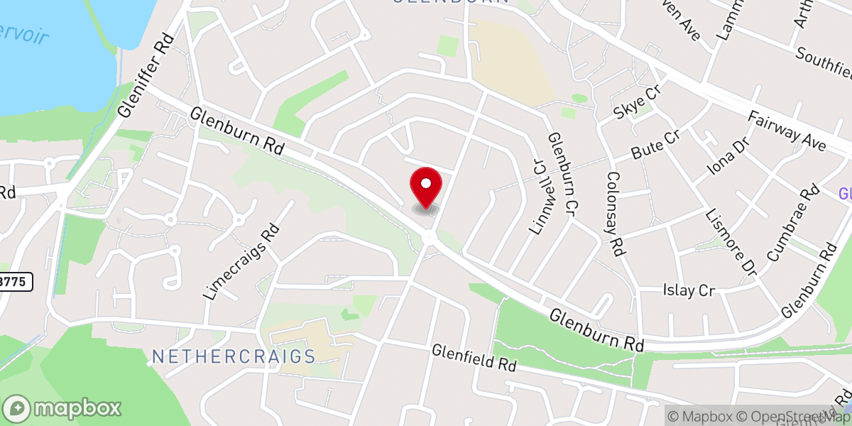 Map showing location of Saint Peter's Catholic Church