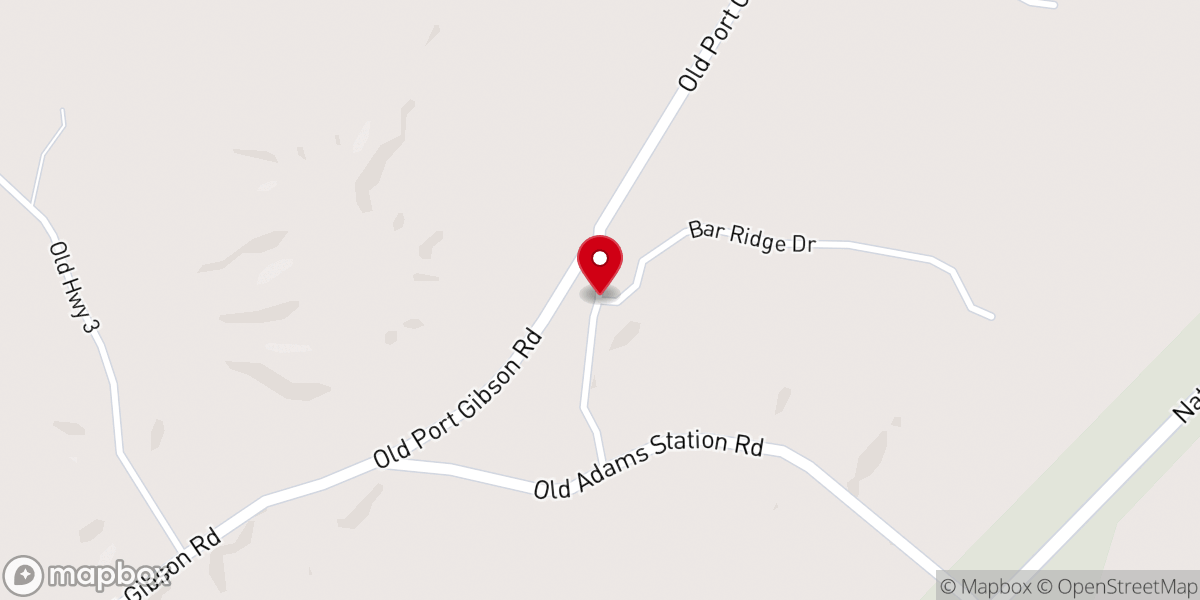 Map showing location of Barridge MB Church