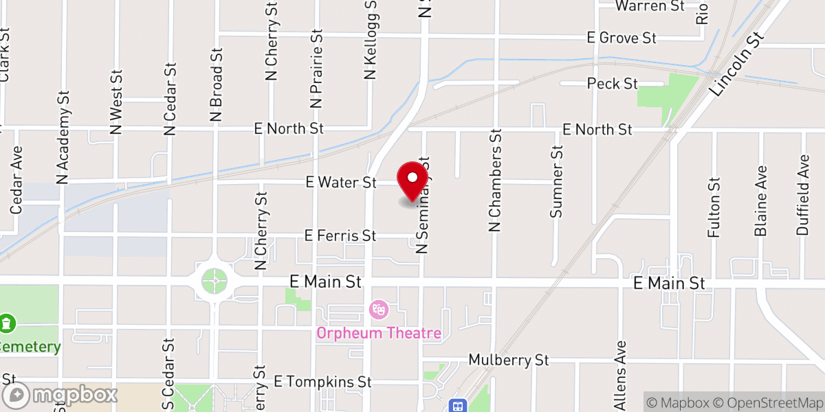 Map showing location of TC Food Pantry