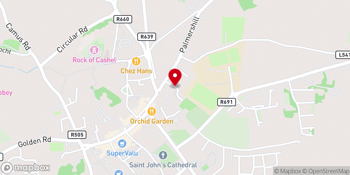 Map showing location of Abbey Court