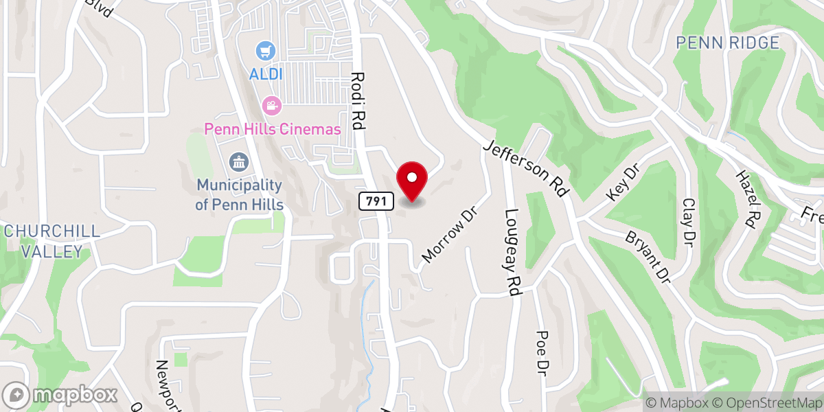 Map showing location of New Vision Ministries