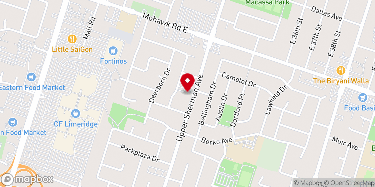 Map showing location of New Apostolic Church