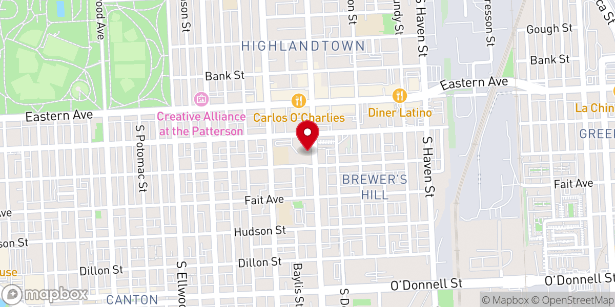 Map showing location of Sacred Heart of Jesus