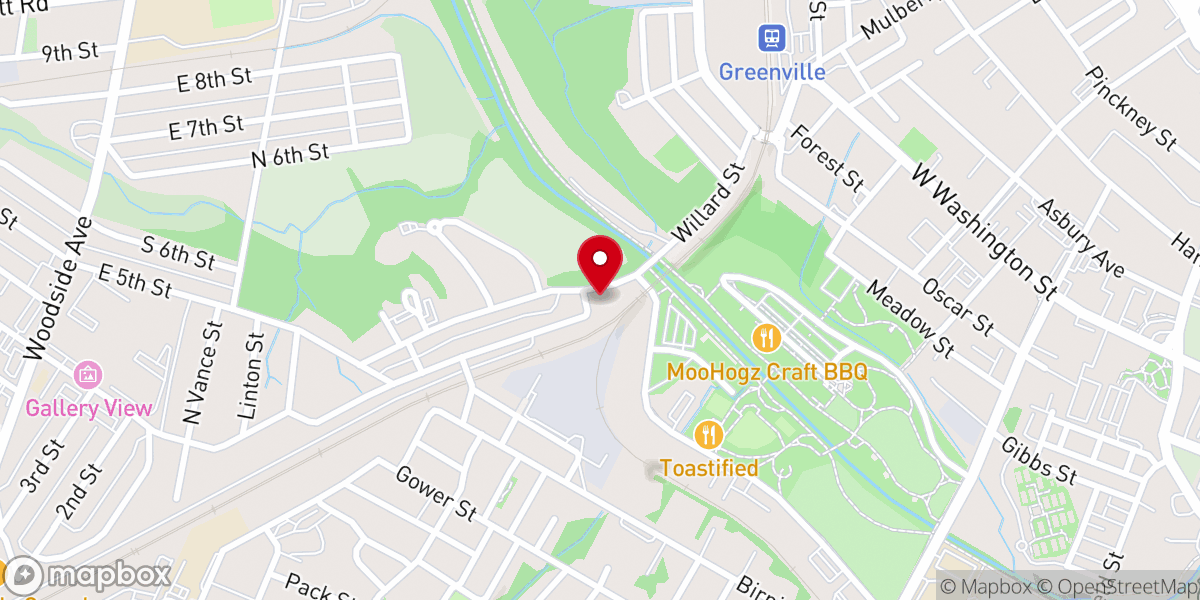 Map showing location of Barbour Chapel Mission
